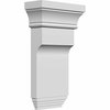 Ekena Millwork 6"W x 2"D x 10 3/8"H Edwards Smooth Bracket BKT06X10X02ES